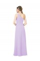 Sleeveless One Shoulder Soft Chiffon Sheath Formal Evening Gown / Bridesmaid Dress Brighton