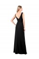 Sleeveless V-Neck V-Back Soft Chiffon A-Line Prom Dress / Bridesmaid Dress Brighton