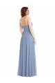 Sleeveless Strapless Soft Chiffon A-Line Semi Formal Evening Dress / Bridesmaid Dress Brighton