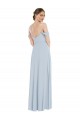 Flounce Sleeves Off the Shoulder Soft Chiffon A-Line Semi Formal Evening Dress / Bridesmaid Dress Brighton