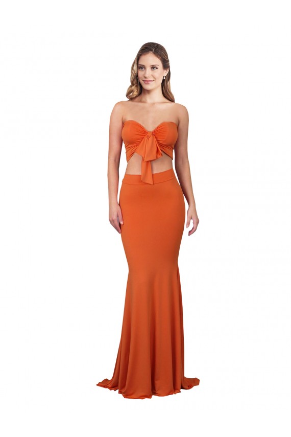 Sleeveless Strapless Spandex Mermaid Formal Evening Gown / Prom Dress / Bridesmaid Dress Brighton