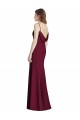 Sleeveless Bateau Neck Open Back Stretch Crepe Trumpet Semi Formal Evening Dress / Bridesmaid Dress Brighton