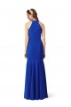 Sleeveless Royal Blue V-Neck Stretch Crepe Mermaid Formal Evening Gown / Prom Dress / Bridesmaid Dress Brighton