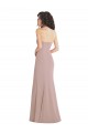 Sleeveless Dusty Pink Sweetheart Stretch Crepe Mermaid Formal Dress / Bridesmaid Dress Brighton